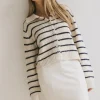 Bohme Dolly Striped Knit Cardigan in