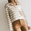 Bohme Dolly Striped Knit Cardigan in