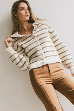 Bohme Dolly Striped Knit Cardigan in