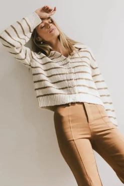 Bohme Dolly Striped Knit Cardigan in