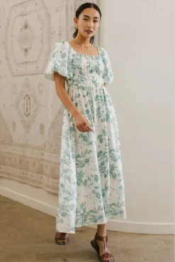Bohme Dorothea Floral Midi Dress in