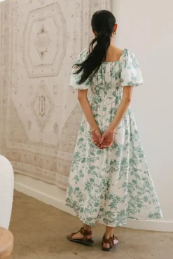 Bohme Dorothea Floral Midi Dress in