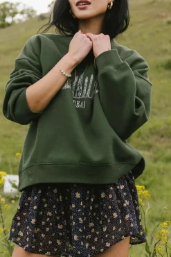 Bohme Dubai Embroidered Sweatshirt - FINAL SALE
