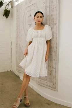 Bohme Easton Textured Midi Dress