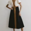 Bohme Edith Colorblock Zip Up Dress