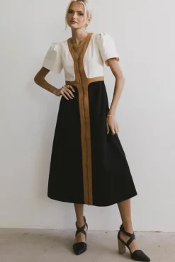 Bohme Edith Colorblock Zip Up Dress