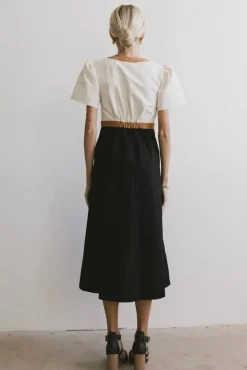Bohme Edith Colorblock Zip Up Dress