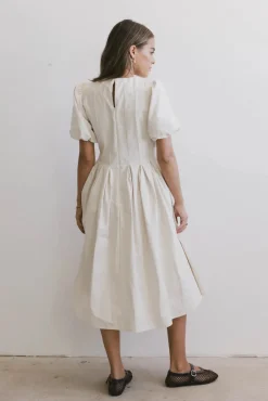 Bohme Eliana Pleated Midi Dress in
