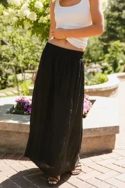 Bohme Eliza Textured Maxi Skirt