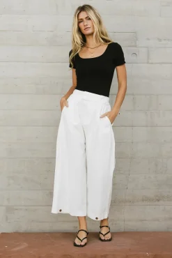 Bohme Elke Button Slacks in - FINAL SALE