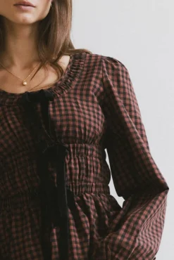 Bohme Ella Tie Peplum Blouse