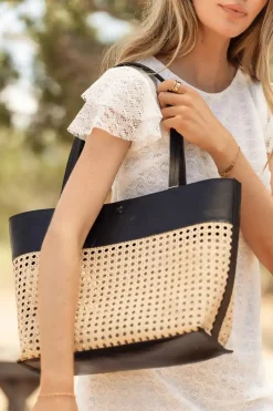 Bohme Ellie Wicker Tote in