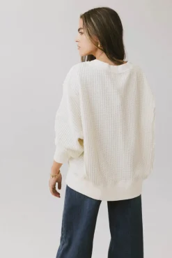 Bohme Ellis Waffle Knit Top in