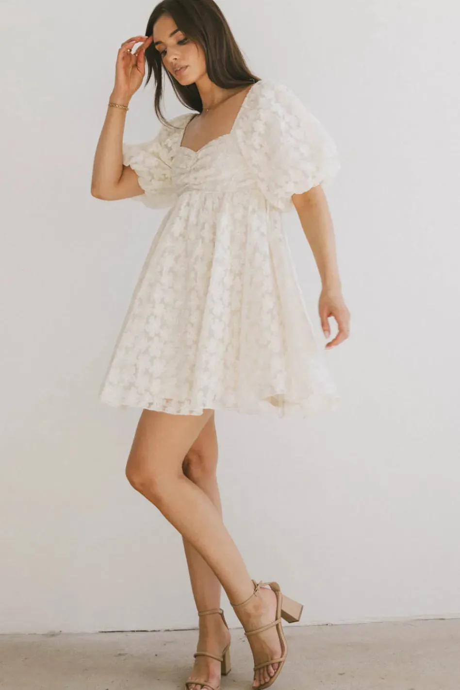 Bohme Elodie Floral Babydoll Dress in