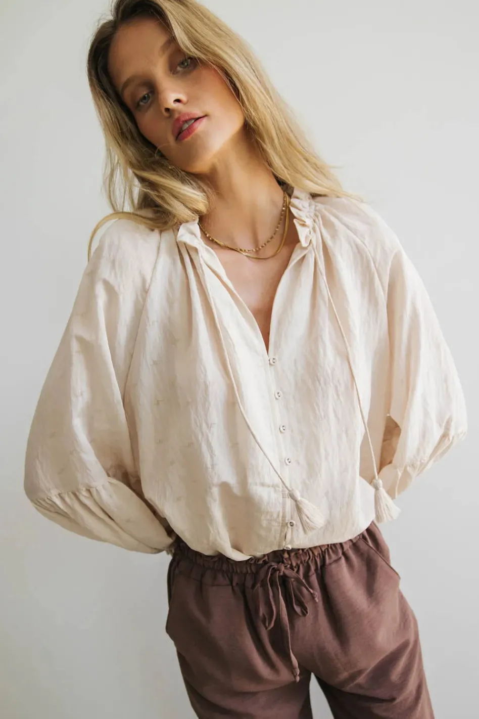 Bohme Elowen Button Up Blouse in