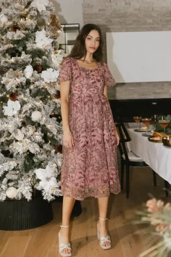 Bohme Elowyn Floral Midi Dress