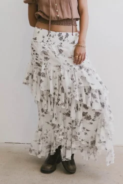 Bohme Emerson Ruffled Maxi Skirt in