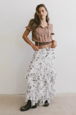 Bohme Emerson Ruffled Maxi Skirt in