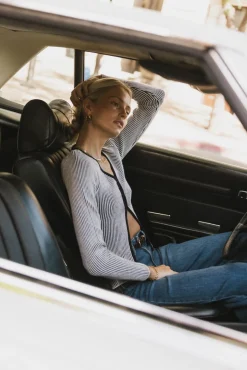Bohme Emery Ribbed Sweater Top