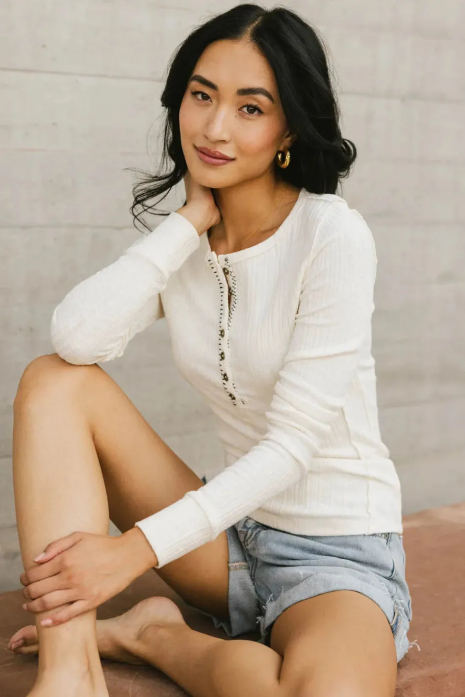 Bohme Emmilianne Ribbed Top in