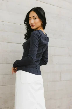 Bohme Emmilianne Ribbed Top in