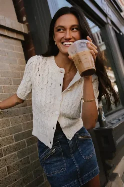 Bohme Erika Cable Knit Cardigan in