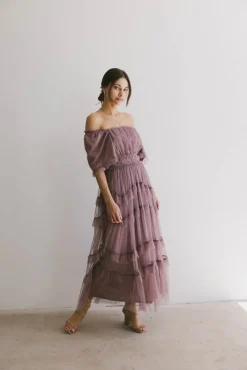Bohme Eugena Ruffled Maxi Dress in