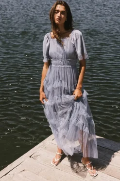 Bohme Eugena Ruffled Maxi Dress in