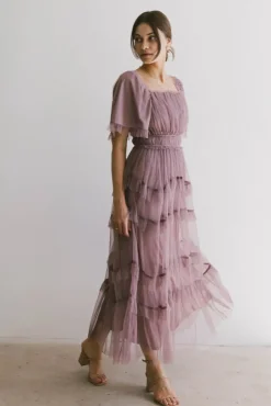 Bohme Eugena Ruffled Maxi Dress in