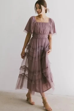 Bohme Eugena Ruffled Maxi Dress in