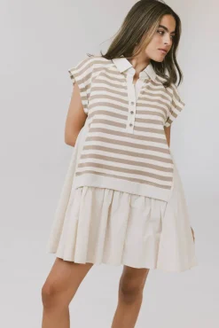 Bohme Evan Collared Mini Dress in