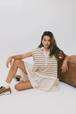 Bohme Evan Collared Mini Dress in