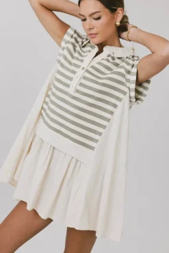 Bohme Evan Collared Mini Dress in