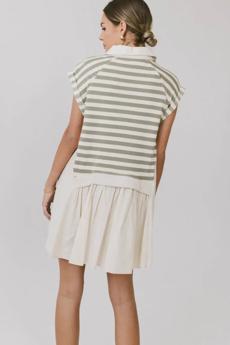 Bohme Evan Collared Mini Dress in