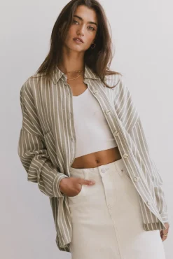 Bohme Ezti Striped Button Up