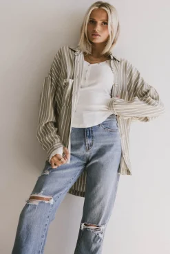 Bohme Ezti Striped Button Up