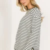 Bohme Farah Striped Top in