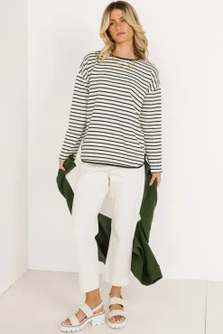Bohme Farah Striped Top in