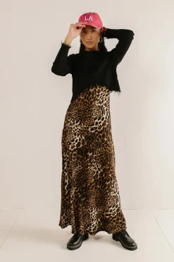 Bohme Farren Twofer Leopard Print Dress