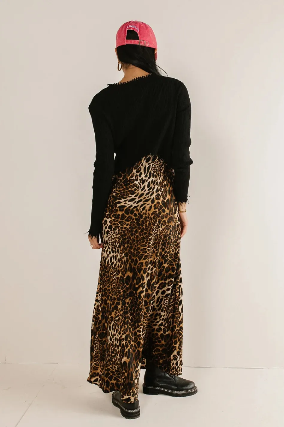 Bohme Farren Twofer Leopard Print Dress