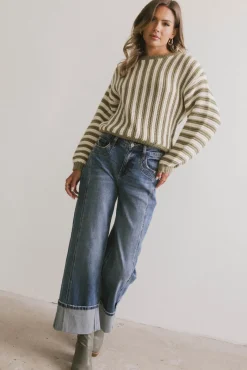 Bohme Fenna Cuffed Wide Leg Jeans