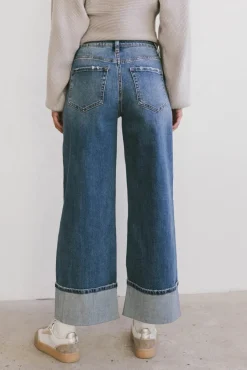 Bohme Fenna Cuffed Wide Leg Jeans