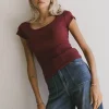 Bohme Freya Ribbed Top in