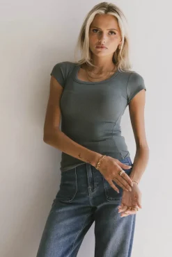Bohme Freya Ribbed Top in