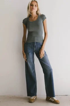 Bohme Freya Ribbed Top in