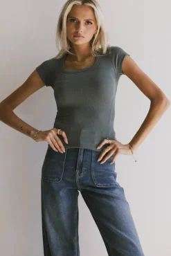 Bohme Freya Ribbed Top in