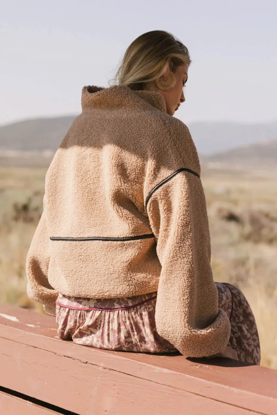 Bohme Gabby Fleece Zip Up in