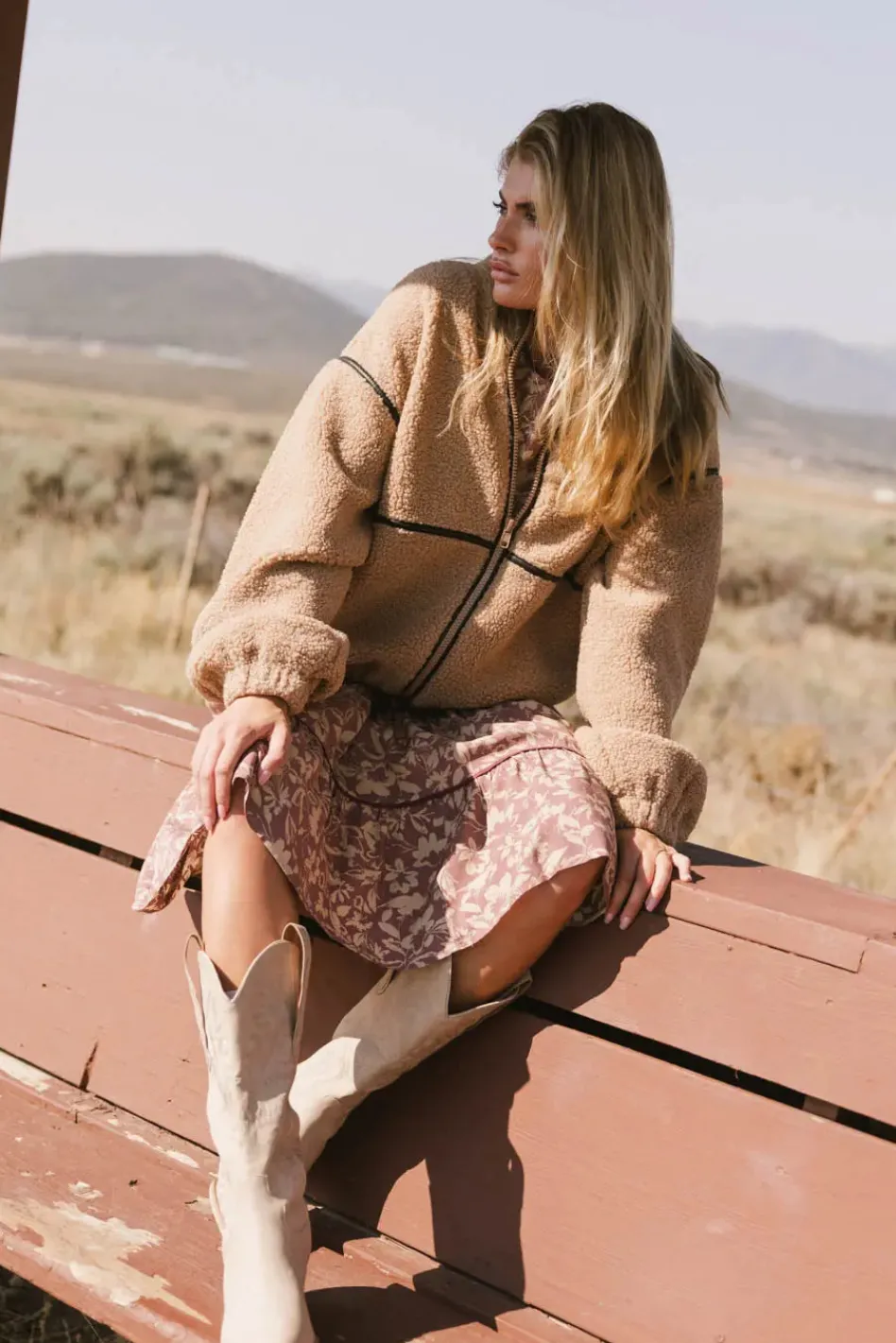 Bohme Gabby Fleece Zip Up in