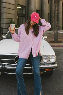 Bohme Gia Striped Button Up in