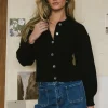 Bohme Gianna Ribbed Cardigan in